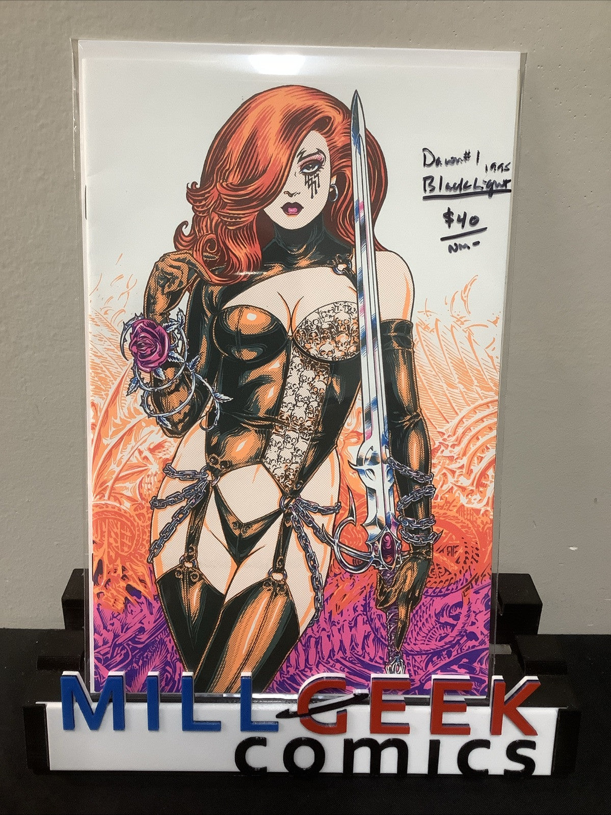 DAWN #1 BLACK LIGHT EDITION (1995) NM- (9.2)  Joseph Michael Linsner