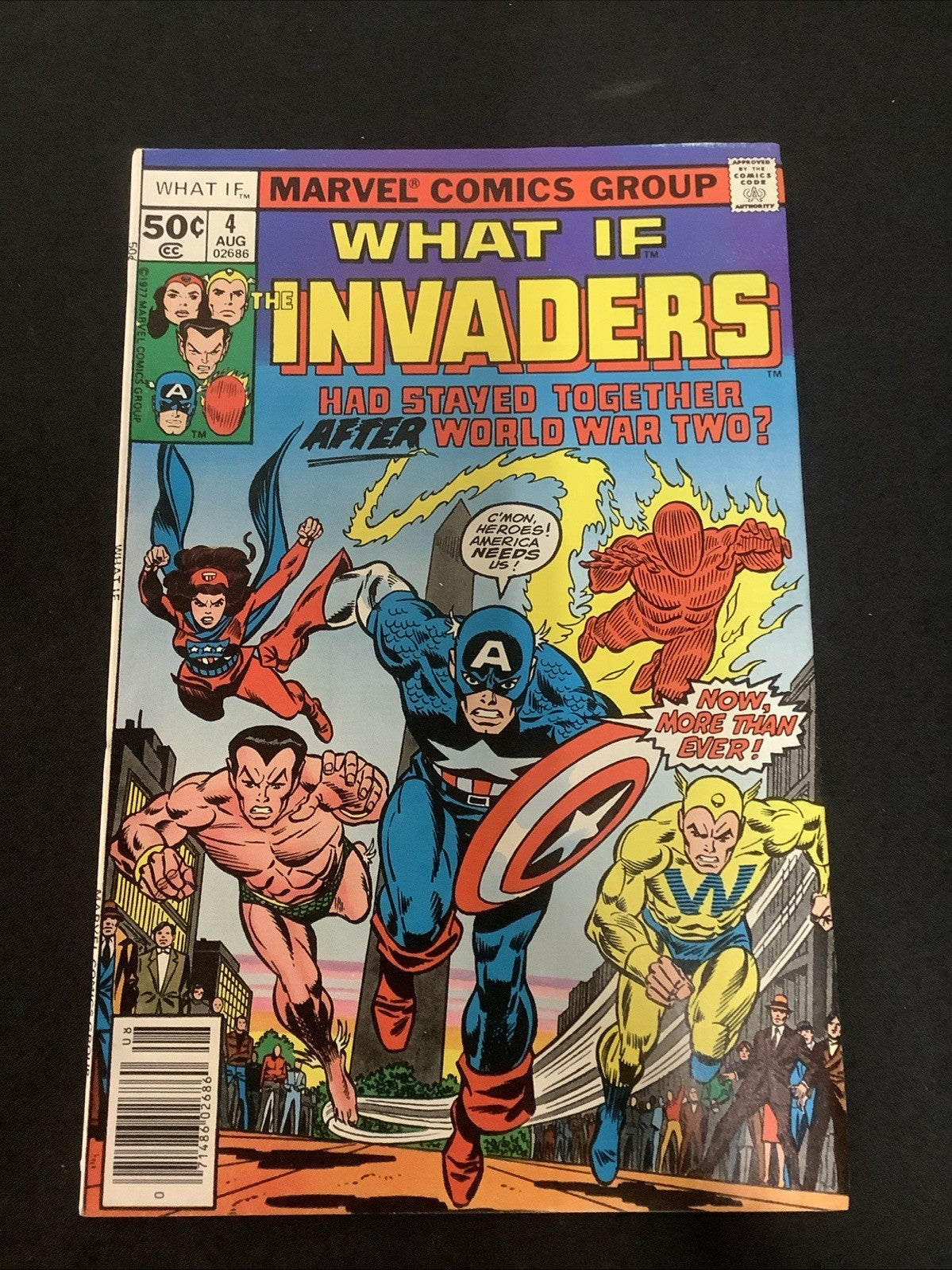 What If? #4 (August 1977) VF/NM (9.0) “What If The Invaders Stayed Together”