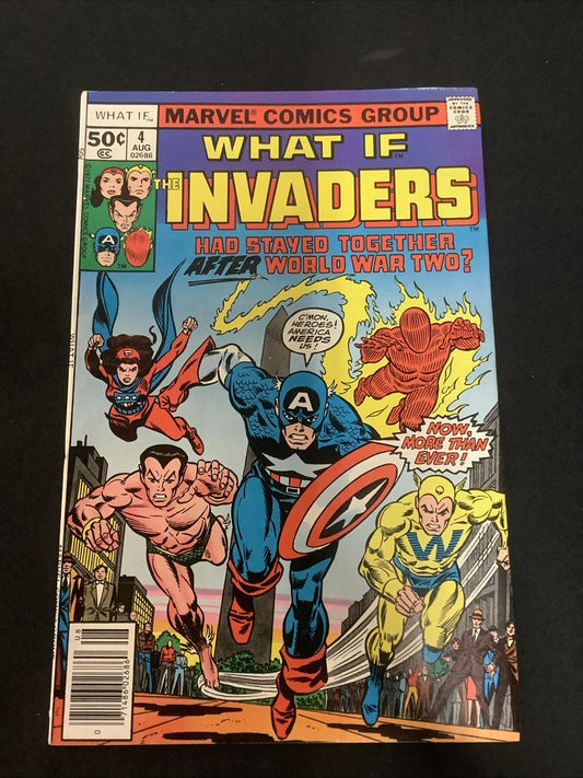What If? #4 (August 1977) VF/NM (9.0) “What If The Invaders Stayed Together”