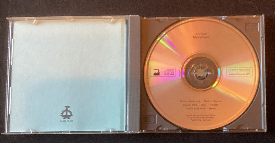 New Order - Movement (CD, Import, Like New) -JD