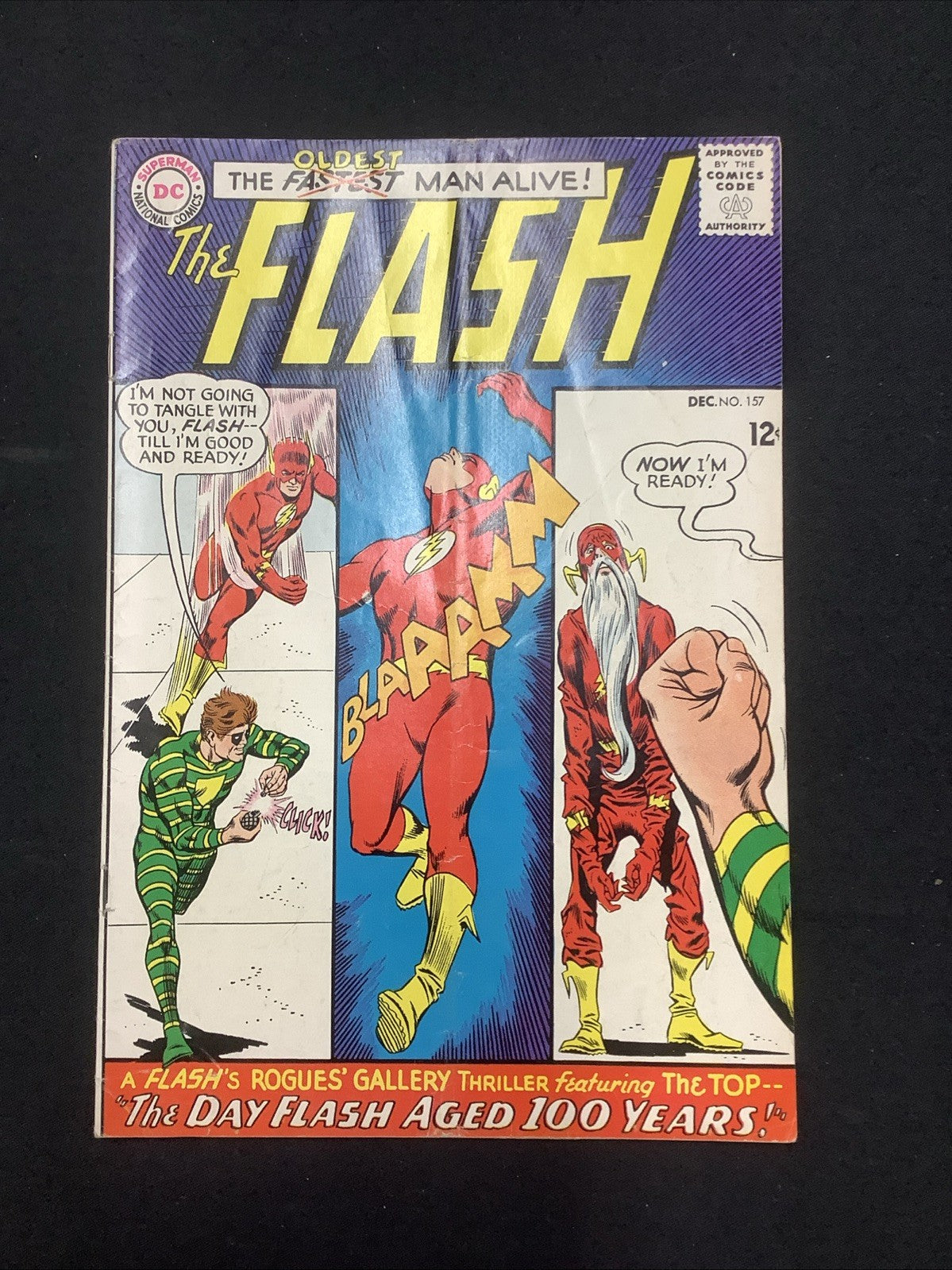 The Flash #157 (DC Comics December 1965) VG/F (5.0) Vs. The Top
