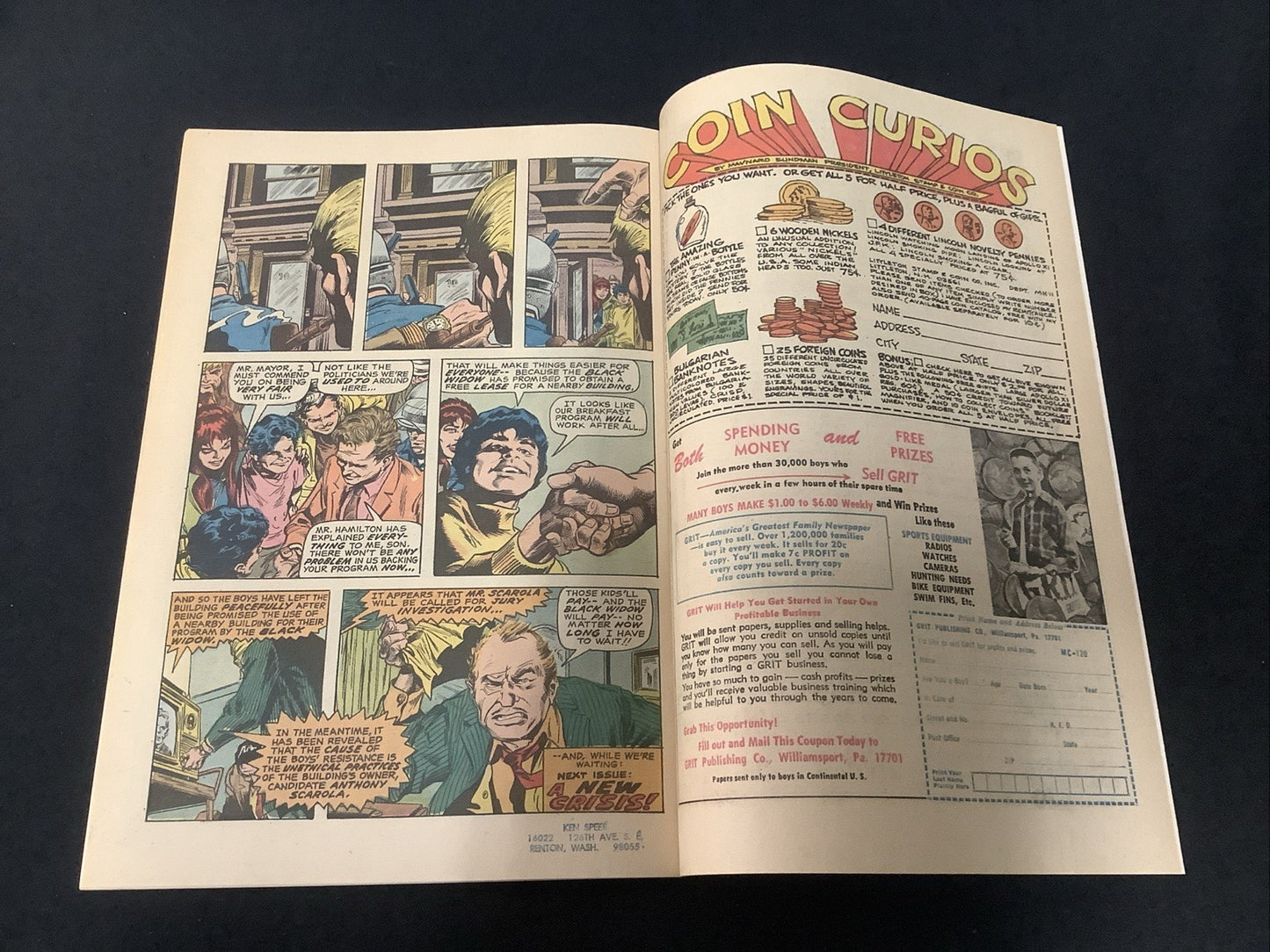 Amazing Adventures #4 (Marvel Comics January 1971) VF (8.0) Inhumans/Black Widow