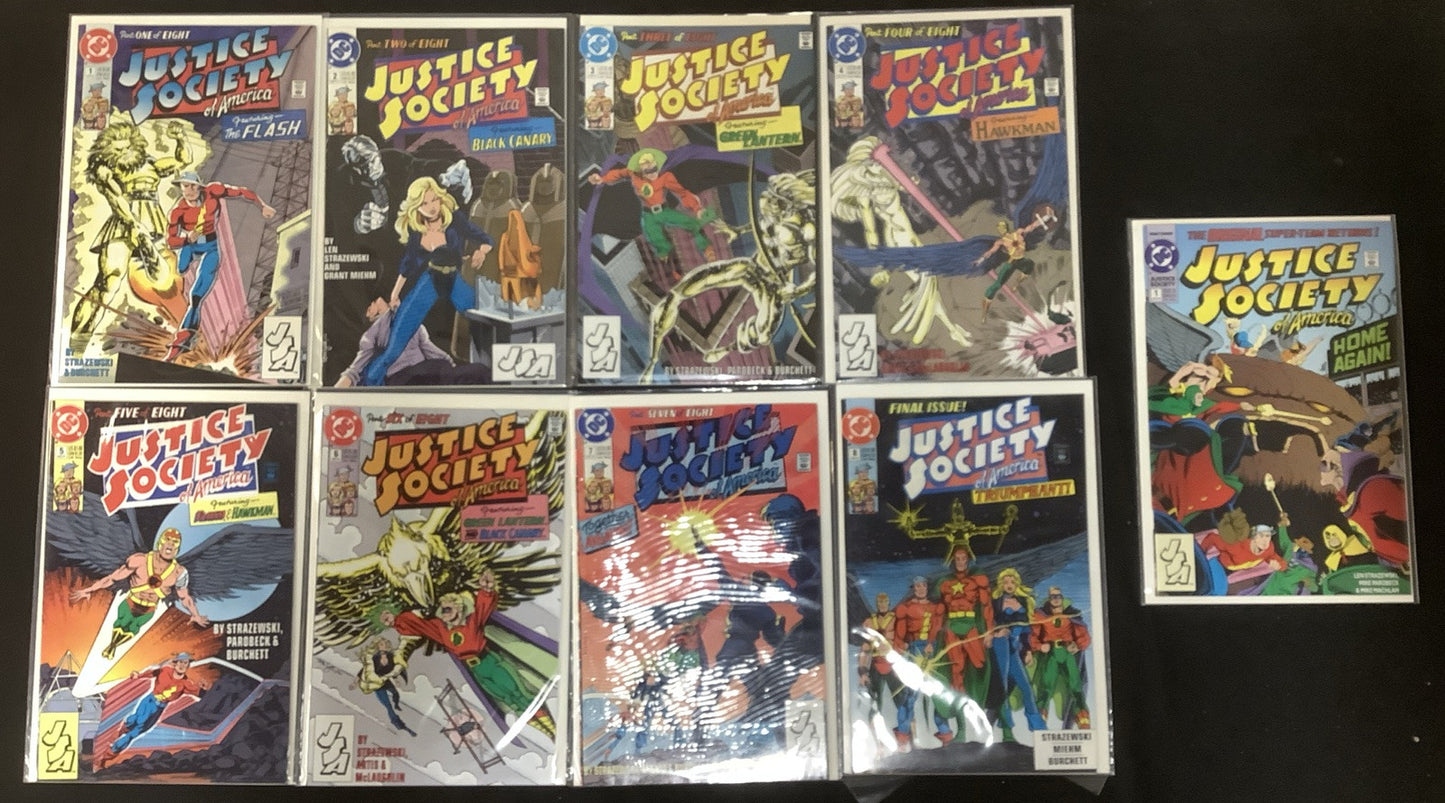Justice Society of America #1-8 Complete Set + JSA #1 (vol.2) 1st Jesse Quick