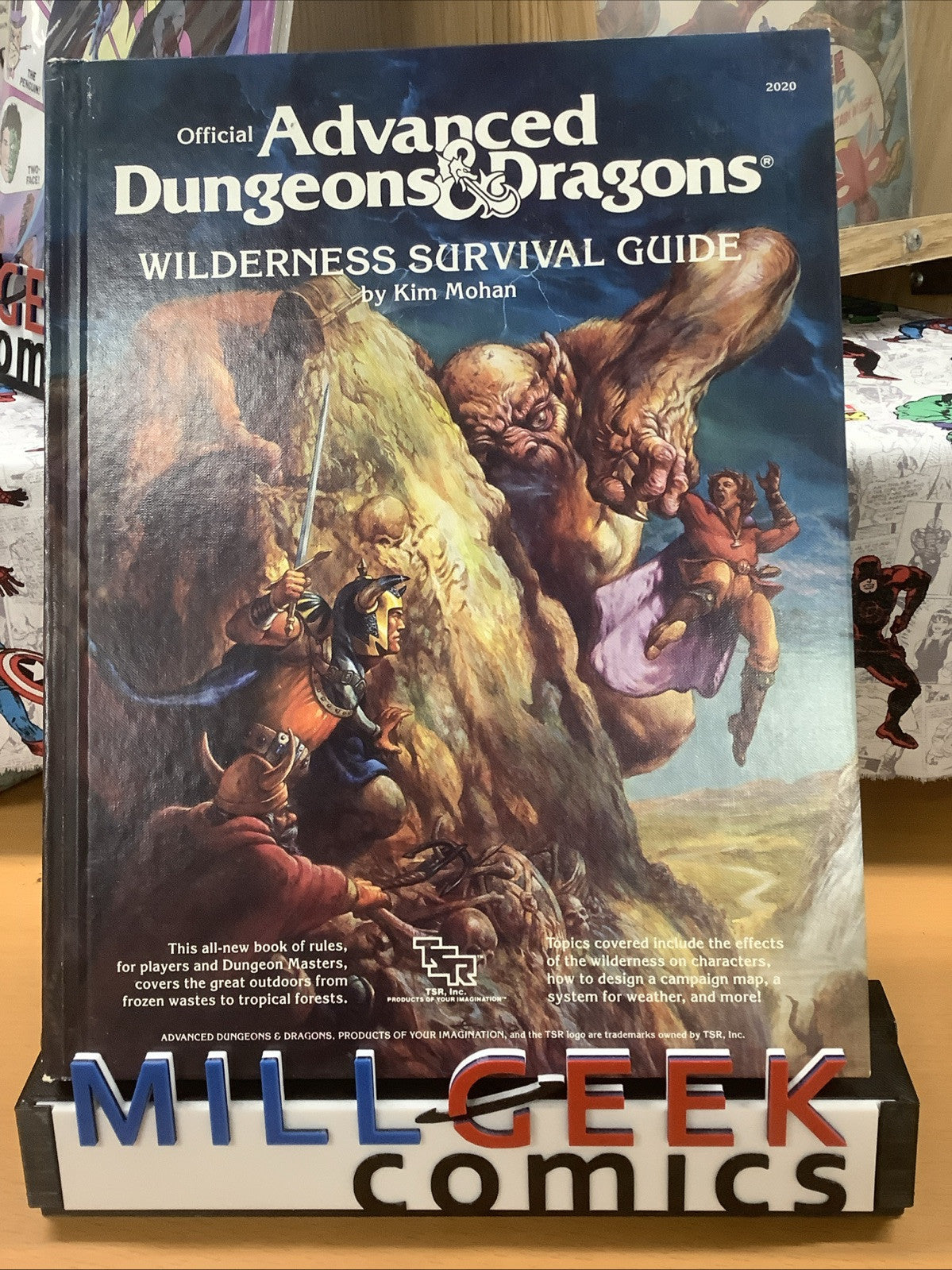Advanced Dungeons and Dragons - Wilderness Survival Guide (Hardcover, 1986)