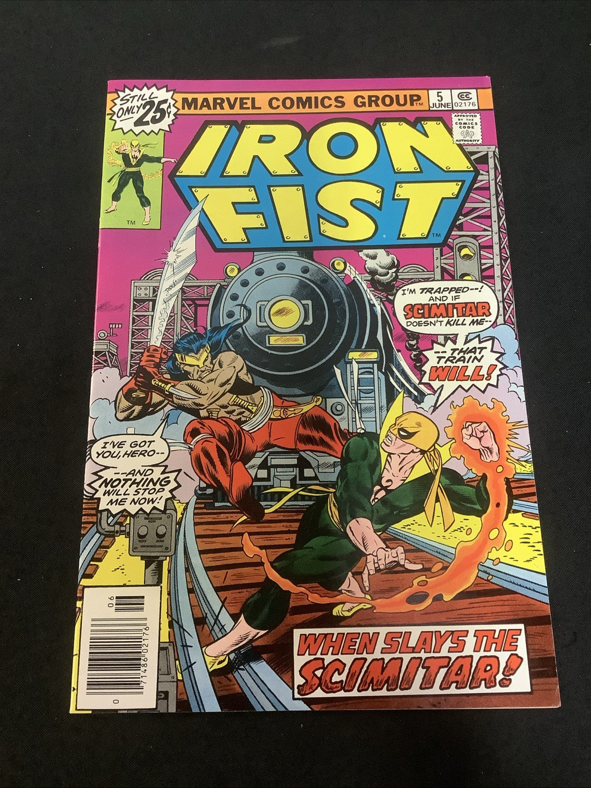 Iron Fist #5 (Marvel Comics June 1976) VF/NM (9.0) Chris Claremont/John Byrne
