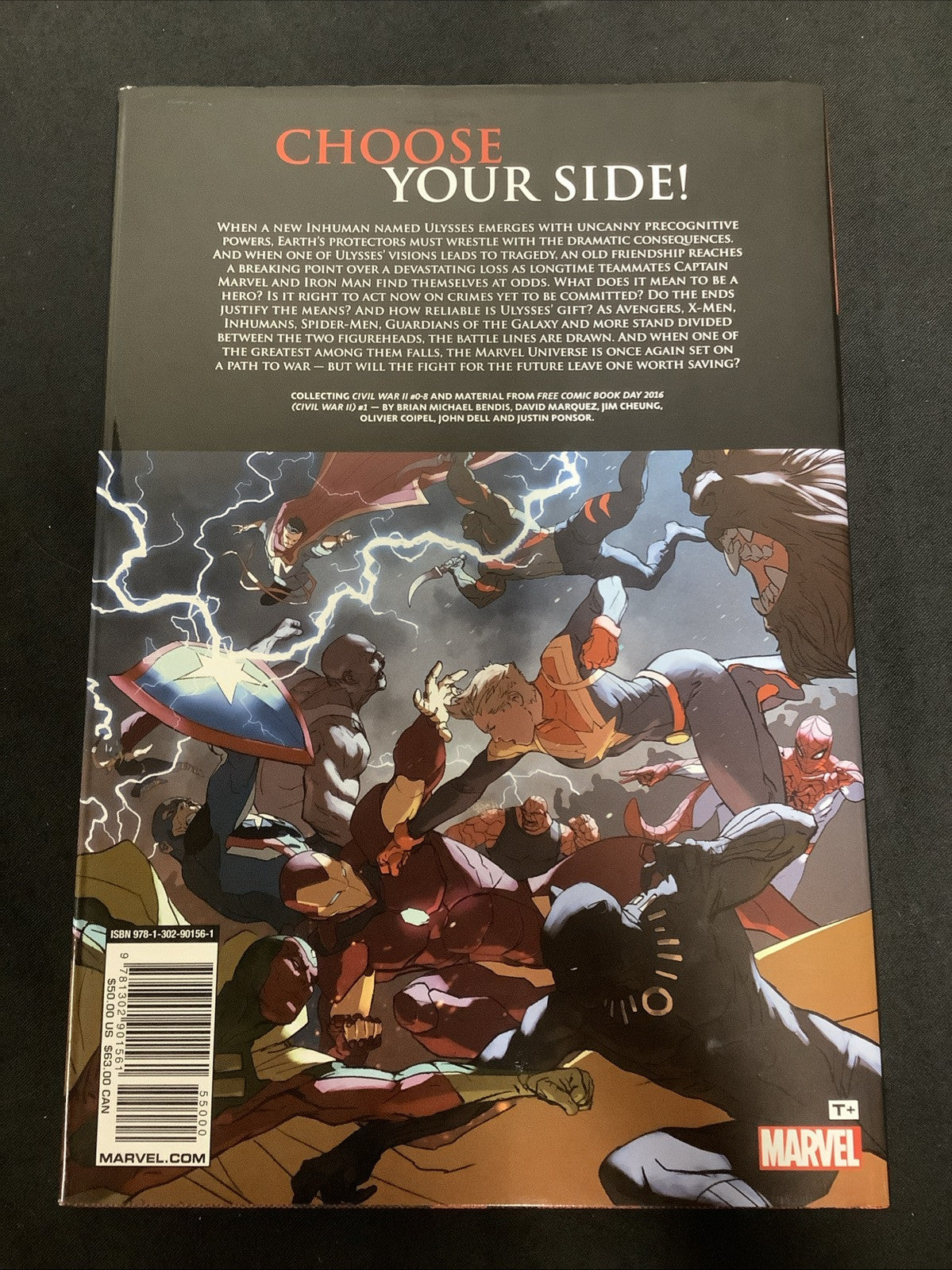 Civil War II (Marvel Comics 2017 HARDCOVER) Brian Michael Bendis