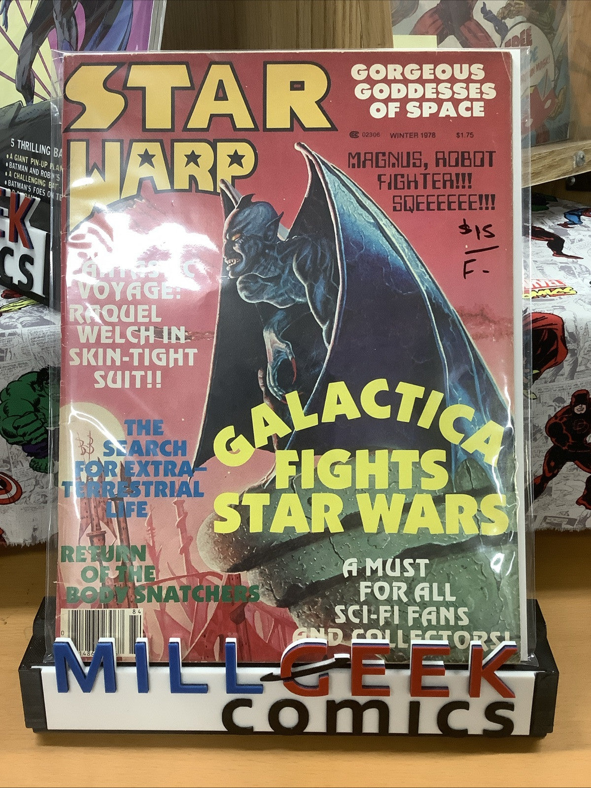 Star Warp Magazine Winter 1978 Battlestar Galactica Star Wars (F-)