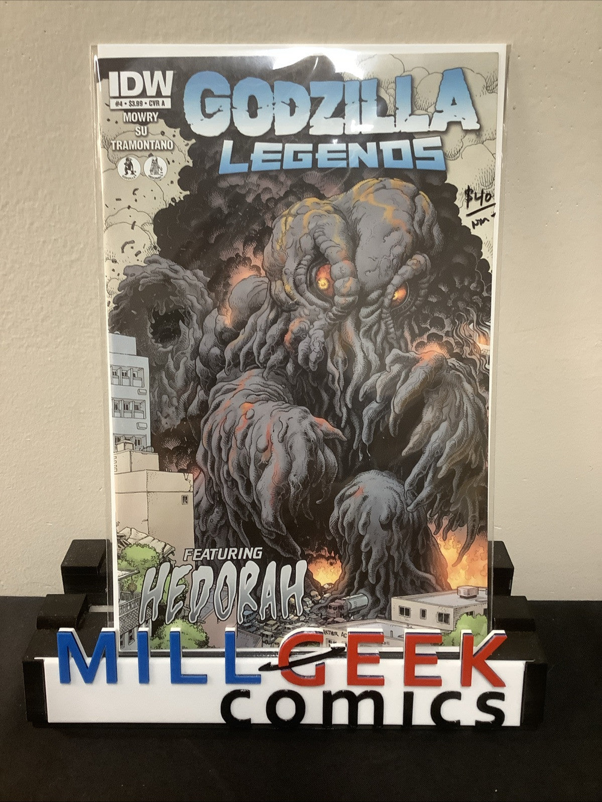 Godzilla: Legends #4 (IDW February 2012) NM- (9.2) Art Adams Cover, Hedorah