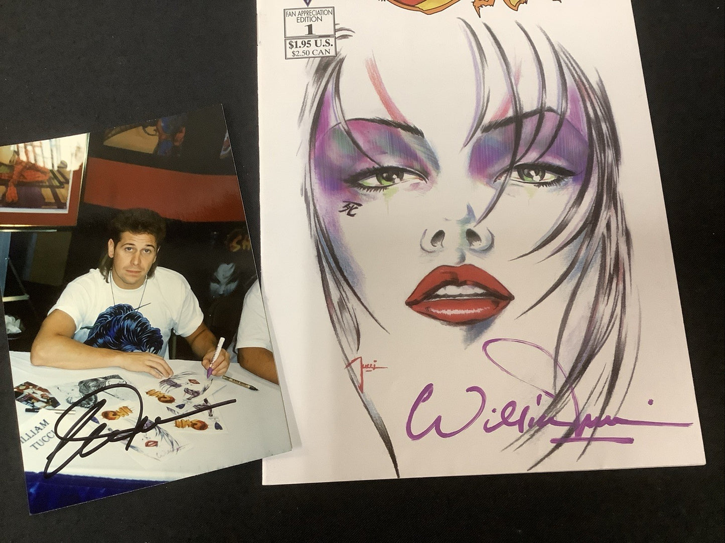 Shi Fan Appreciation Edition #1 (Crusade Comics 1995) Signed W/ Signed Photo