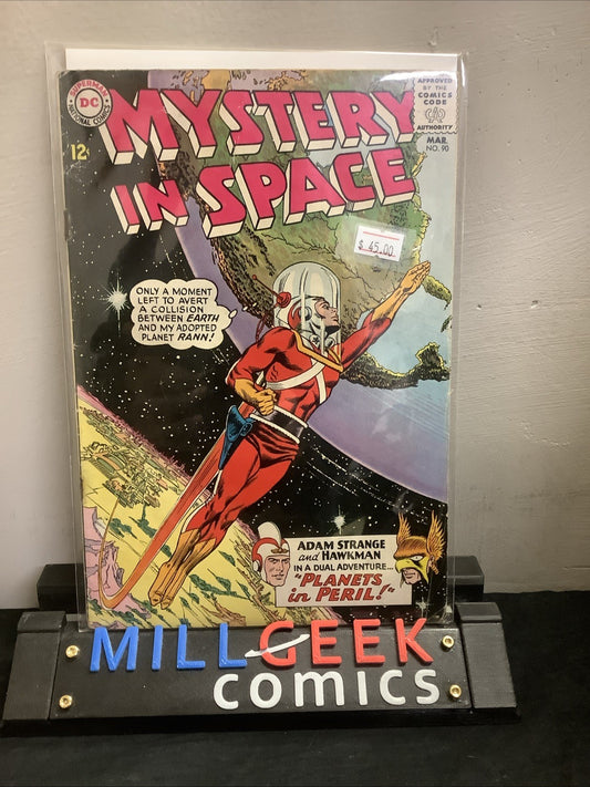 Mystery in Space #90 (DC Comics March 1964) VG- (3.5) Rusty Staples, Cream Pages