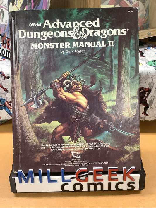 Advanced Dungeons & Dragons Monster Manual II Gary Gygax TSR 1983