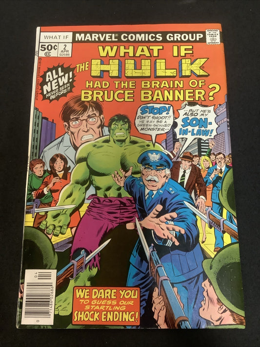 What If? #2 (1977) VF+ (8.5) “What If The Hulk Had The Brain Of Bruce Banner?”