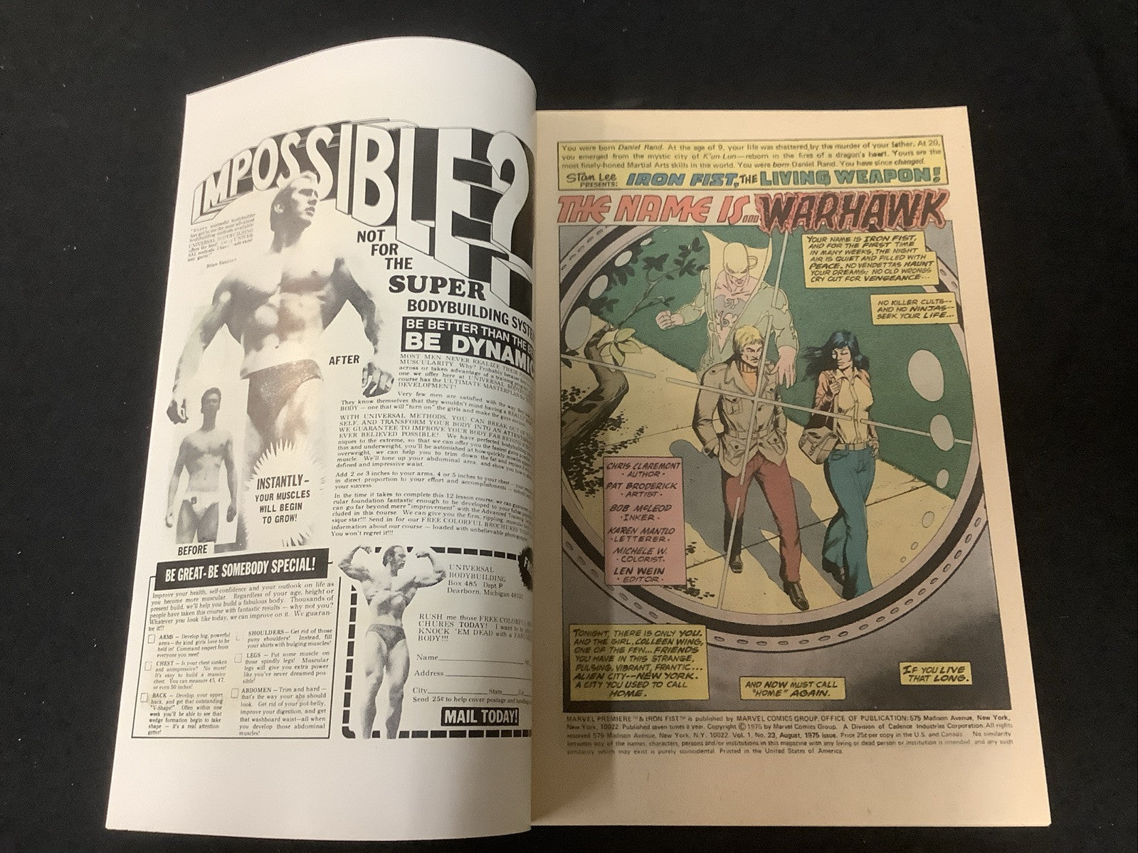 Marvel Premiere #23 (Marvel Comics August 1975) VF/NM (9.0) Warhawk