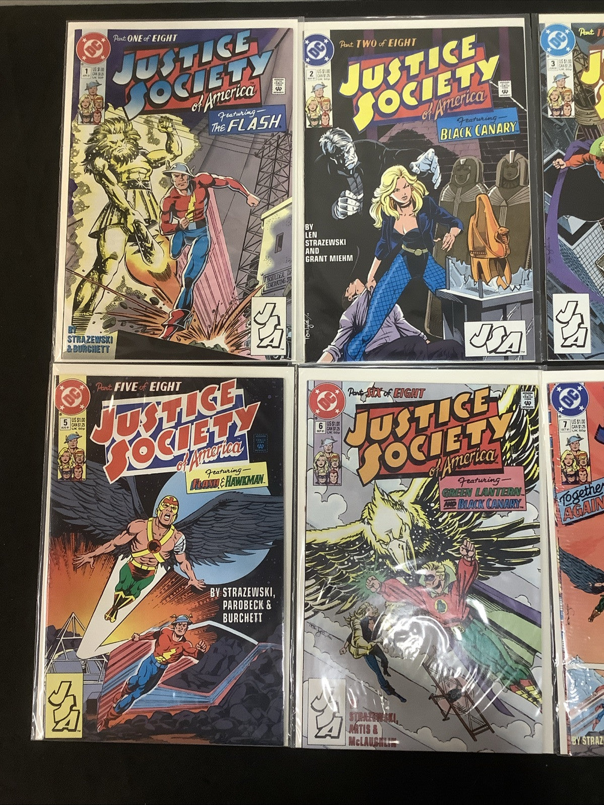 Justice Society of America #1-8 Complete Set + JSA #1 (vol.2) 1st Jesse Quick