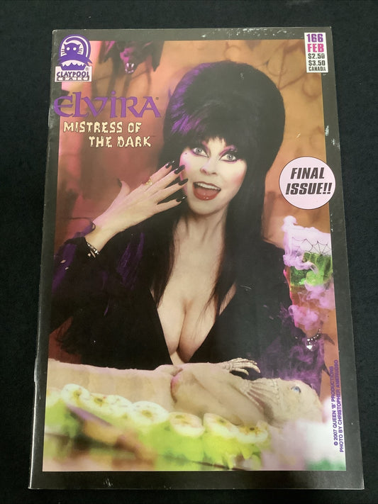 Elvira, Mistress Of The Dark #166 (2007) VF (8.0) Claypool Comics, Scarce Final