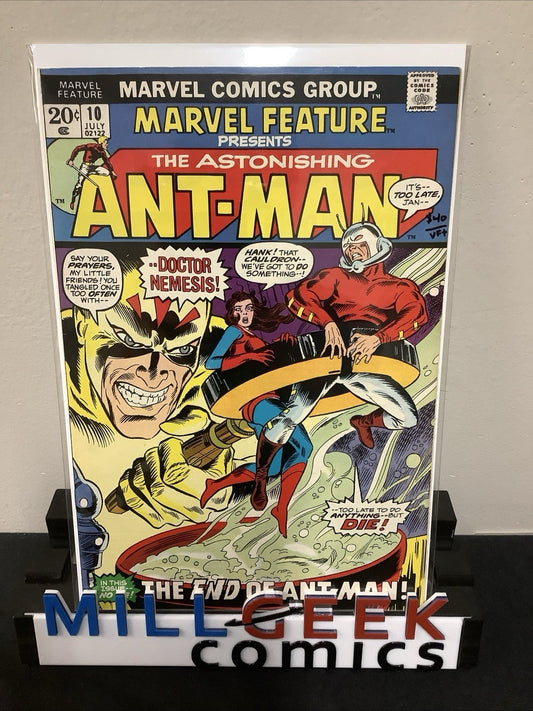 Marvel Feature #10 (Marvel Comics July 1973) VF+ (8.5) Astonishing Ant-Man
