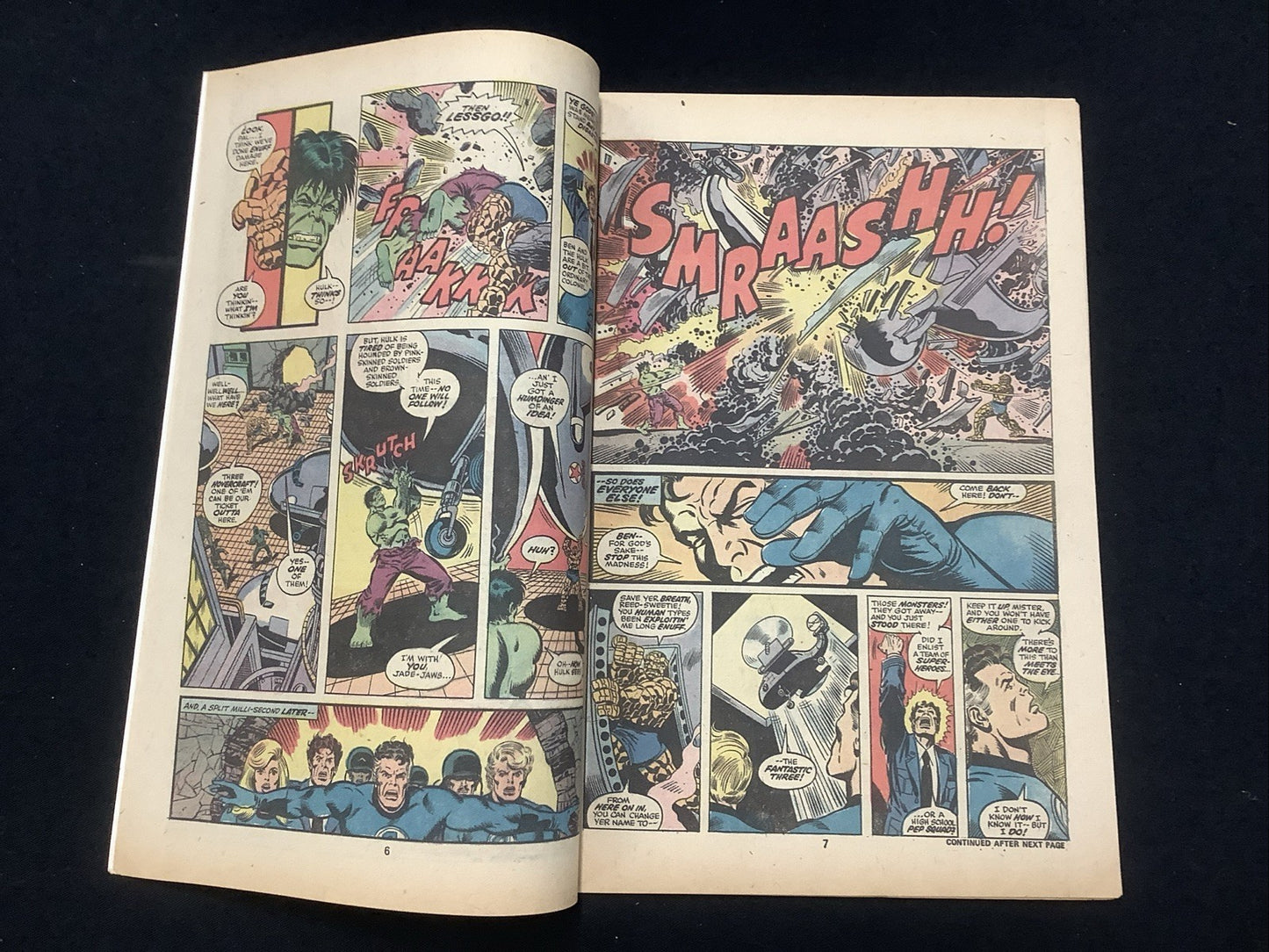 Fantastic Four #167 (Marvel Comics February 1976) VF (8.0) Thing & Hulk Team-Up