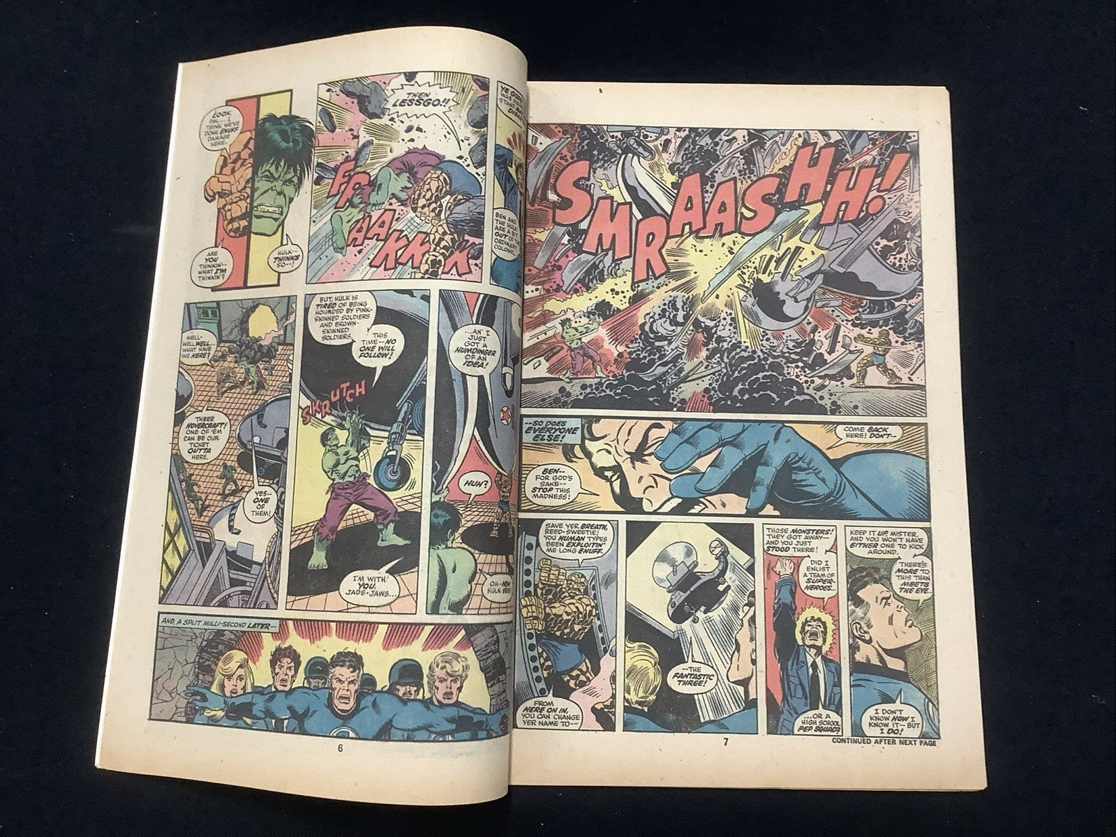 Fantastic Four #167 (Marvel Comics February 1976) VF (8.0) Thing & Hulk Team-Up