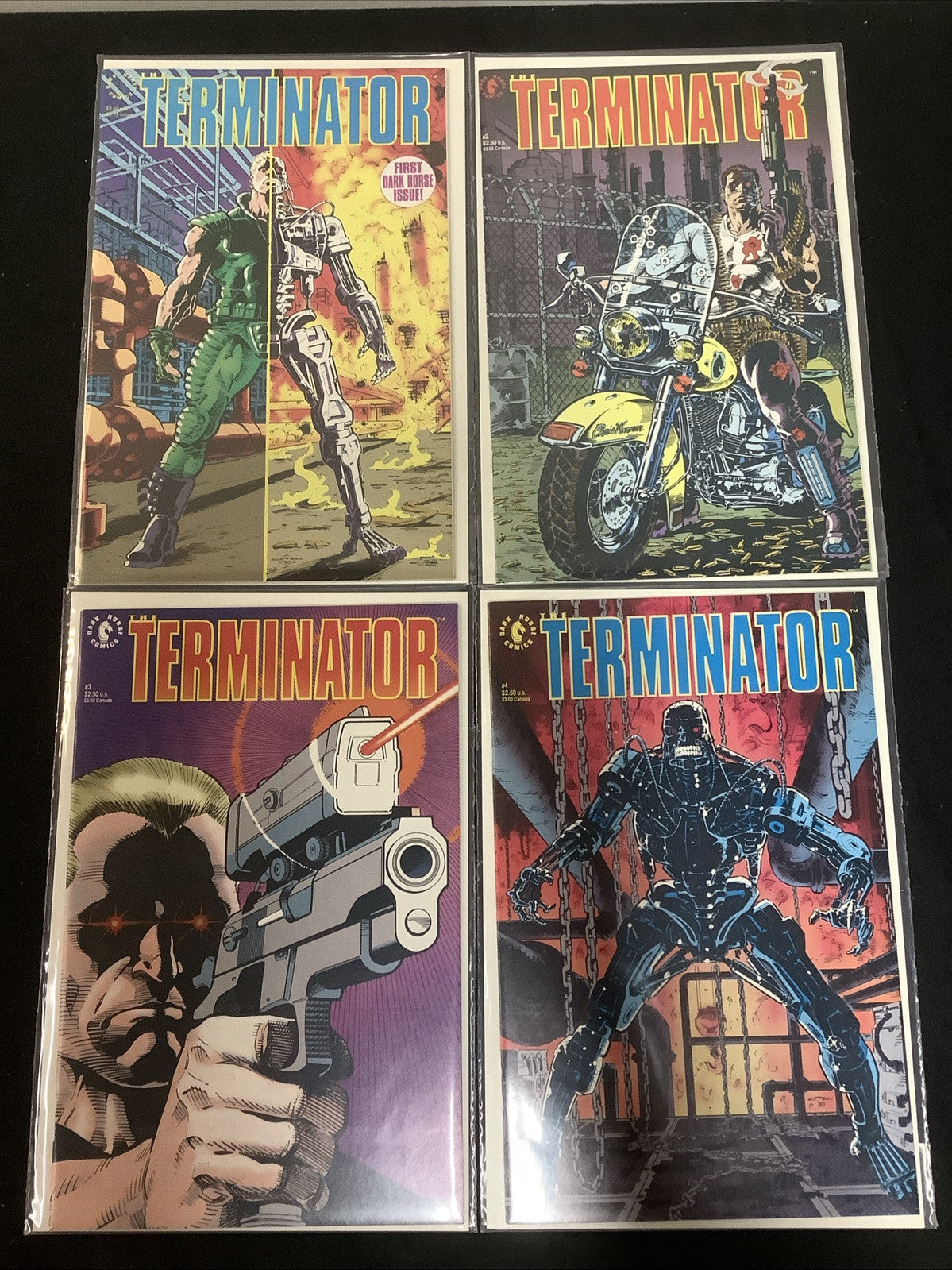 Terminator #1-4 Complete Set, Dark Horse, Chris Warner/John Arcudi, High Grade