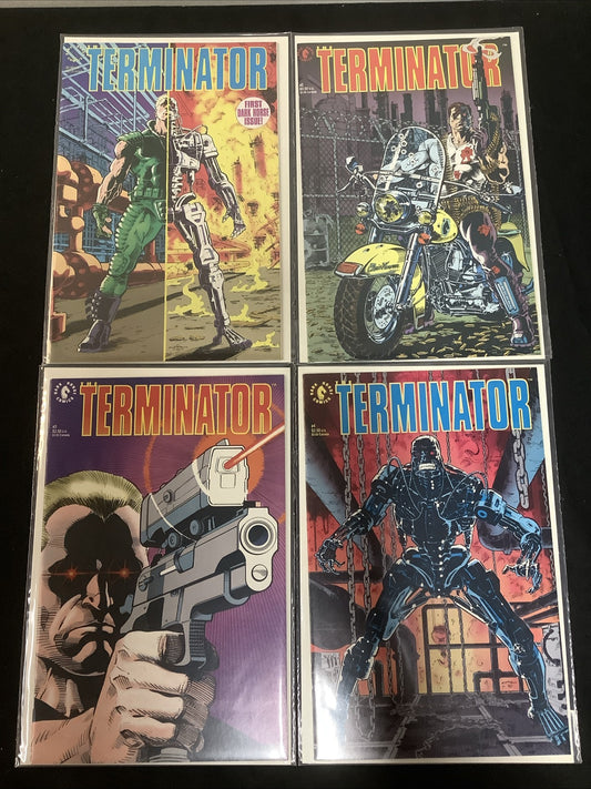 Terminator #1-4 Complete Set, Dark Horse, Chris Warner/John Arcudi, High Grade