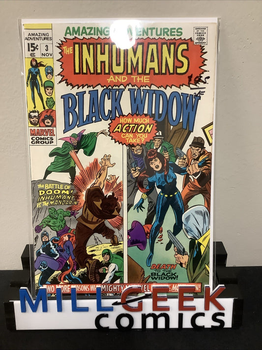 Amazing Adventures #3 (Marvel Comics Nov 1970) VF (8.0) Inhumans/Black Widow