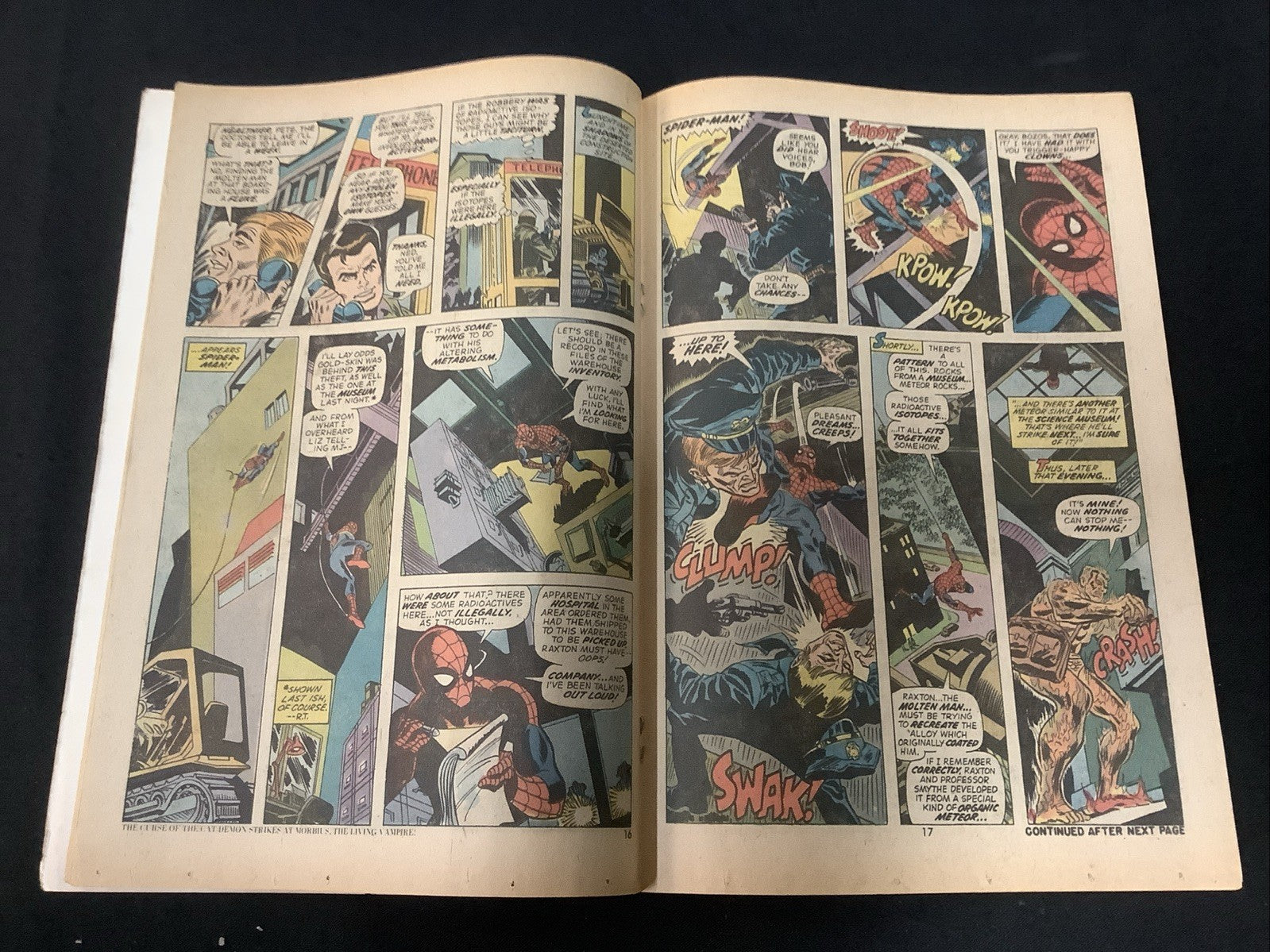 Amazing Spider-Man #133 (Marvel Comics June 1974) F+ (6.5) Molten Man