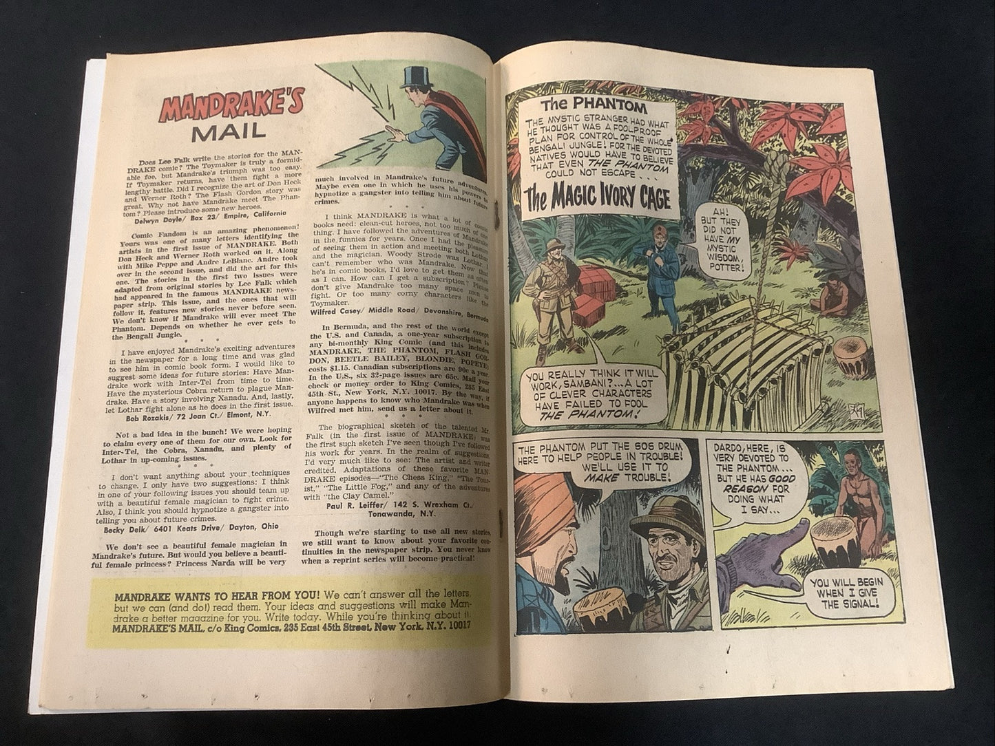 Mandrake the Magician #3 (King Features January 1967)
